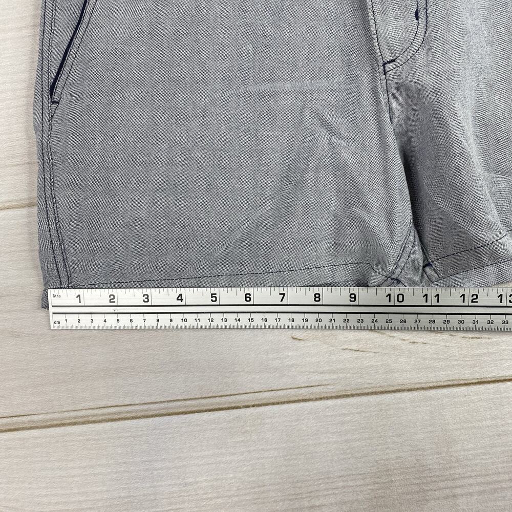 Columbia PFG Shorts Sz 8 Gray Blue Solar Fade Short 4" PFG Omni-Shade UPF 30 - Picture 6 of 10